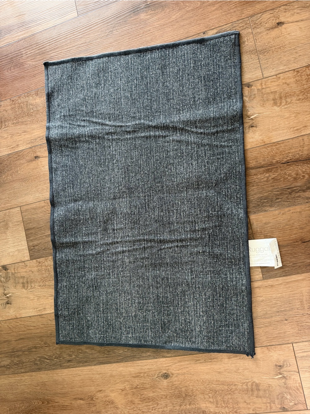 Ruggable Heathered Solid Charcoal